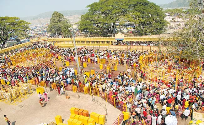 Telangana: Arrangements On For Medaram Jatara - Sakshi