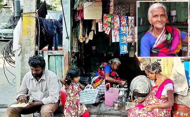 Old Woman Sold Dosa For One Rupee In Anantapur District - Sakshi