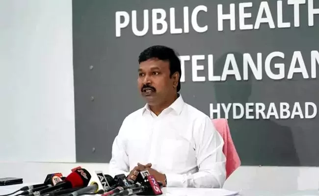 Bakka Judson Demand for inquiry of Public Health Director Srinivasa Rao - Sakshi