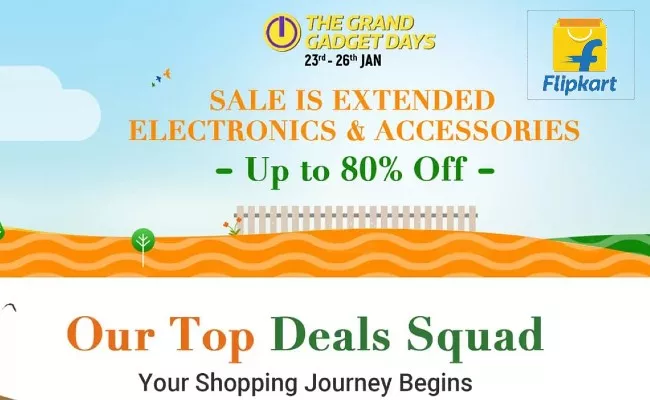 Flipkart The Grand Gadget Days sale: Up to 80 per cent Discount on Laptops - Sakshi