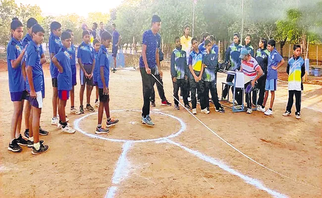 Sports schools targeting medals - Sakshi