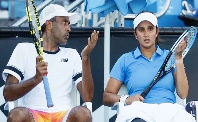 Australia Open: Sania Mirza Rajeev Ram Enters Quarters Mixed Doubles - Sakshi