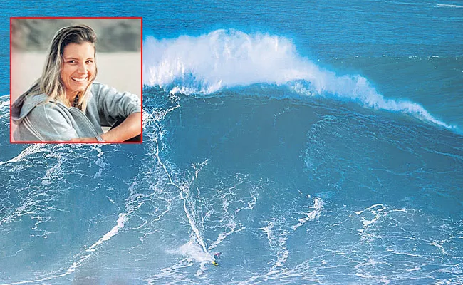 Maya Gabeira Overcame A Life Treatening Accident To Surf 2 record Breaking Waves - Sakshi