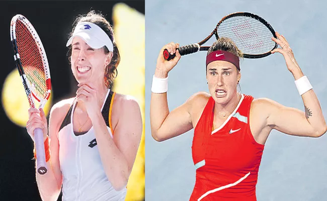 Australian Open 2022: Alize Cornet beats Halep to reach 1st quarterfinals at her 63rd Grand Slam - Sakshi