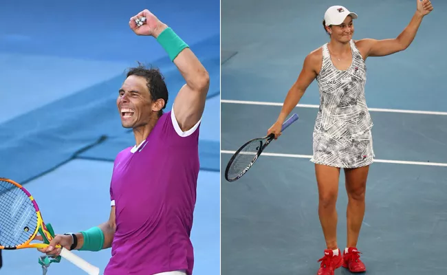 Rafel Nadal-Ashleigh Barty Enters Semis Australia Open Grandslam 2022 - Sakshi