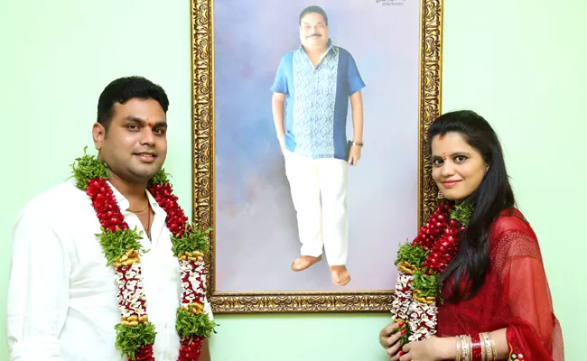 BA Raju Son Siva Kumar Marriage With His Friend Lavanya, Pics Goes Viral - Sakshi