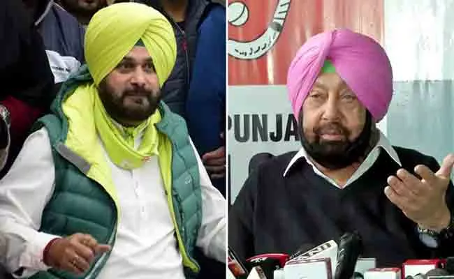 Pakistan PM Sent Request To Reinstate Navjot Sidhu in Punjab Govt: Amarinder Singh - Sakshi