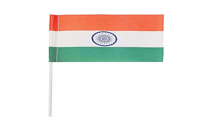 Flag Code Of India Says Use Paper National Flags To Decorate - Sakshi