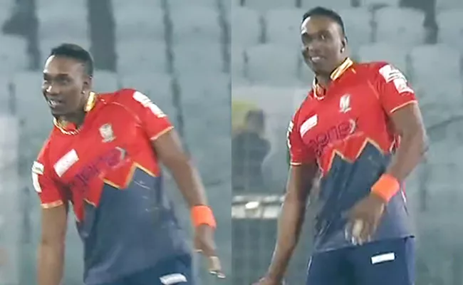 Dwayne Bravo performs hook steps of Srivalli from famous movie Pushpa - Sakshi