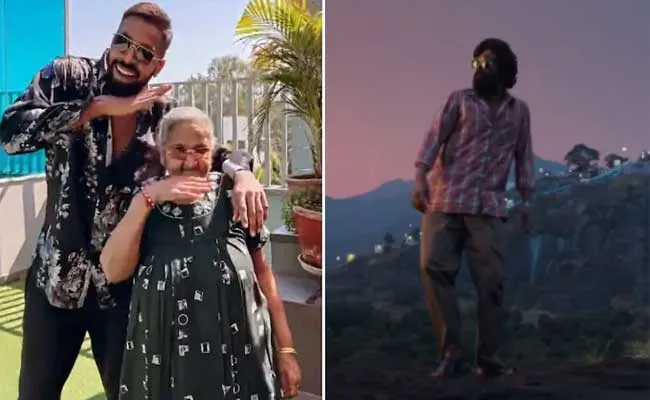 Hardik Pandya And His Nani Pulled Off Allu Arjun Srivalli Hook Step, Video Gone Viral - Sakshi