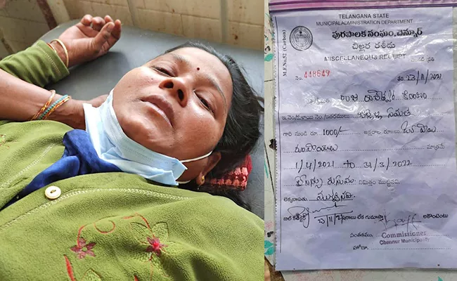 Adilabad: Woman Trader Attempts To End Life in Chennur - Sakshi