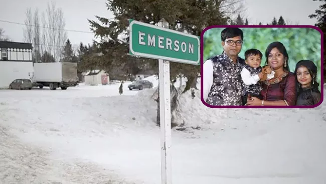 Family who died in freezing cold by US Canada border identified As Gujaratis - Sakshi