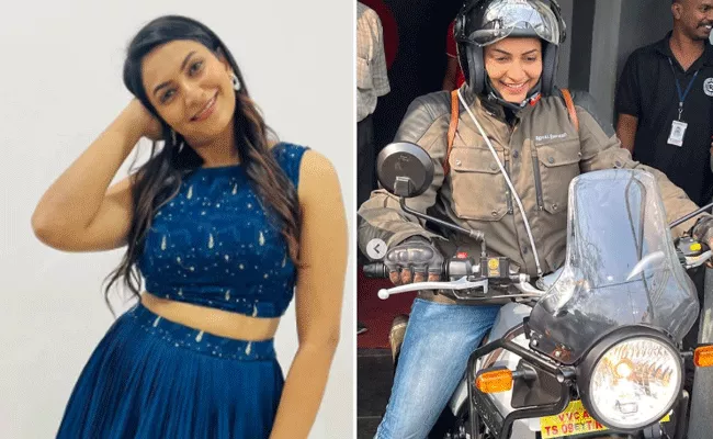 Bigg Boss Contestant Swetha Varma Buys Royal Enfield - Sakshi