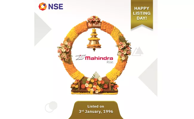 NSE INDIA Says Hearty congratulations To Mahindra And Mahindra Ltd On Its Silver Jubilee Celebration - Sakshi