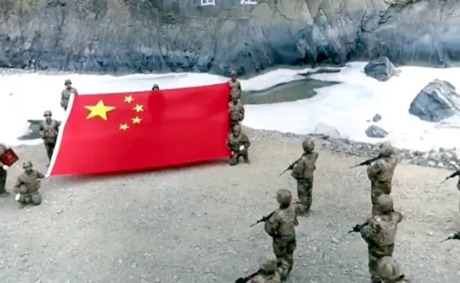 Chinese Flag Provocation In Galwan Valley Indian Army Sources Clarity - Sakshi