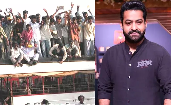 Junior NTR Reveals 10 Special Trains For Andhrawala Audio Launch - Sakshi