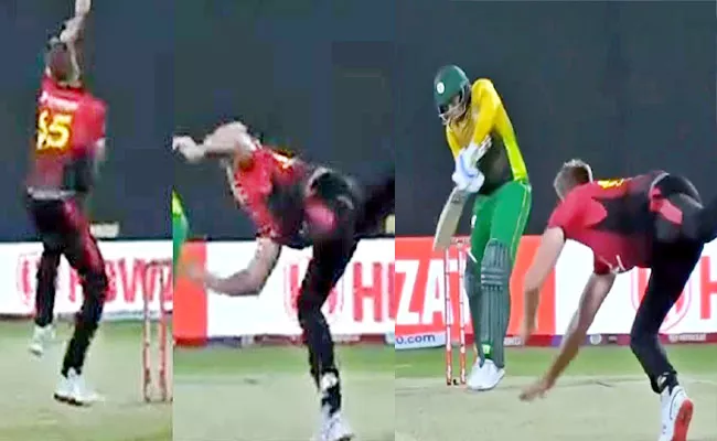 Morne Morkel Bowls Fastest Delivery Legends League Cricket Shock Dilshan - Sakshi