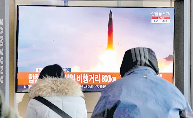 North Korea ramps up missile testing with 7th launch in 2022 - Sakshi