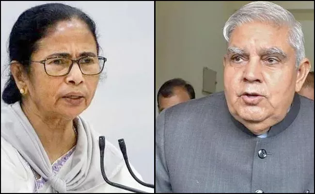 Mamata Banerjee Blocks Bengal Governor Jagdeep Dhankar On Twitter - Sakshi