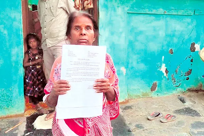 A woman complained that Someone Evicted herself Without Vacating - Sakshi