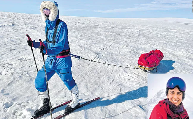 1st Woman of Colour to Complete Solo Expedition in Antarctica - Sakshi