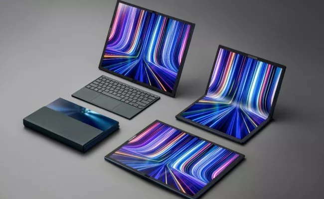 Asus Unveils 17 Inch foldable OLED Laptop at CES 2022 - Sakshi