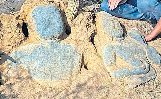 Rare Jain idol Found In Siddipet - Sakshi