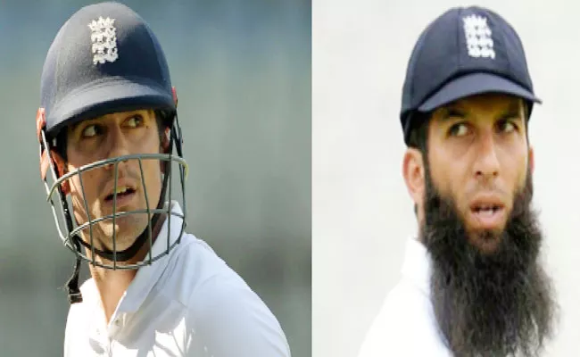 Ashes: Alastair Cook and Moeen Ali Heated Discussion Live On Air - Sakshi