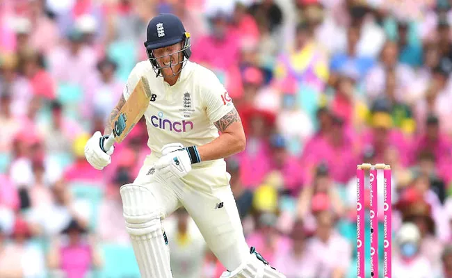 Ben Stokes survives as ball hits the stumps but fails to dislodge the bails - Sakshi