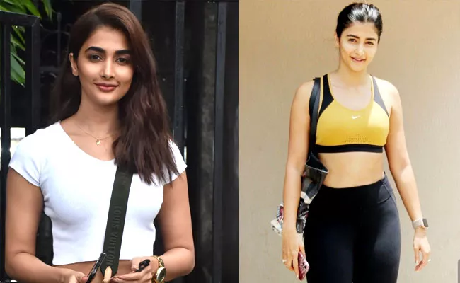 Pooja Hegde Beautiful Workout Video Goes Viral - Sakshi