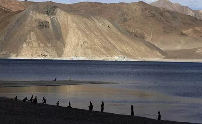 China building bridge on Pangong Lake area illegally occupied for 60 yrs - Sakshi