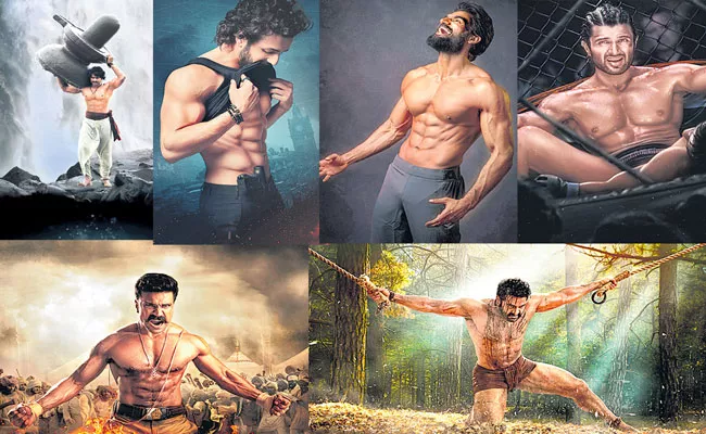 Six pack heroes in Tollywood - Sakshi