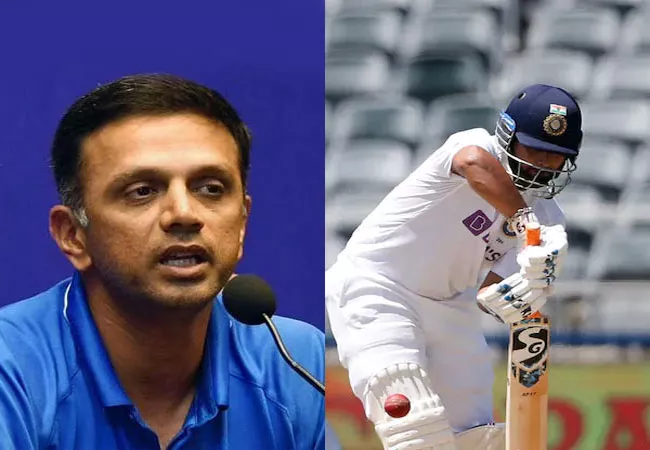 Rahul Dravid Comments On Rishabh Pants Shot Selection - Sakshi