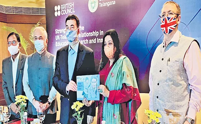 Telangana Govt British Council Renew Partnership For Research Innovation - Sakshi