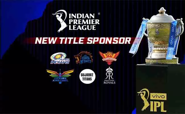 IPL 2022 Auction: 6 IPL Teams Spot New TITLE Sponsor-New Jerseys - Sakshi