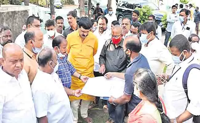 Malkajgiri MLA Mynampally Hanumantha Rao Inspects STP Plant - Sakshi