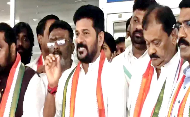 MP Revanth Reddy Complaints Against Assam CM For Comments On Rahul Gandhi - Sakshi