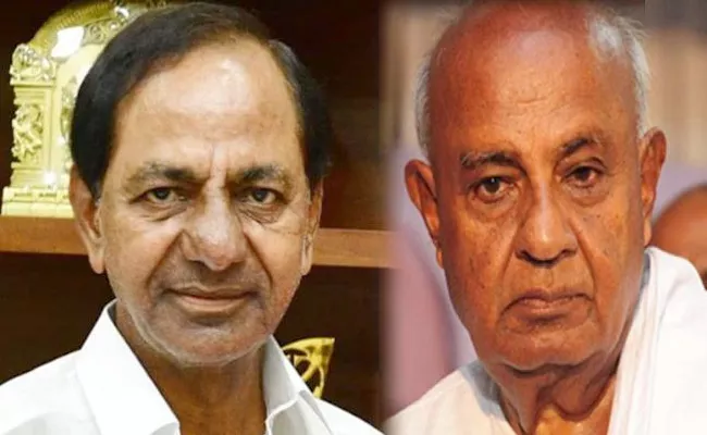 HD Deve Gowda Phone Call To Telangana CM KCR - Sakshi