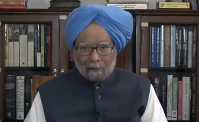 Manmohan Singh Sharp Words Aimed Modi Blaming Nehru - Sakshi