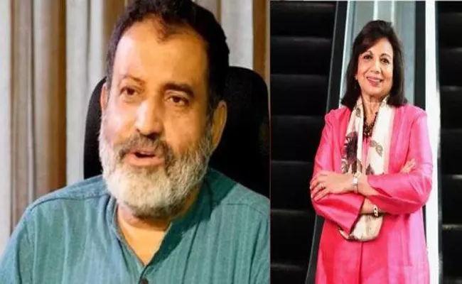 Kiran Shaw, Mohandas Pai in war of words over Himalayan yogi - Sakshi