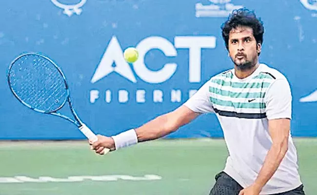 Bengaluru Open 2 ATP: Saketh Ramkumar Pair Enters Semis - Sakshi