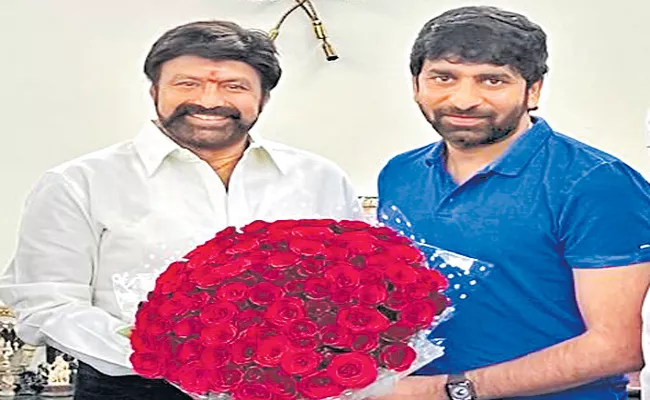 Balakrishna and Gopichand Malineni film shoot starts - Sakshi