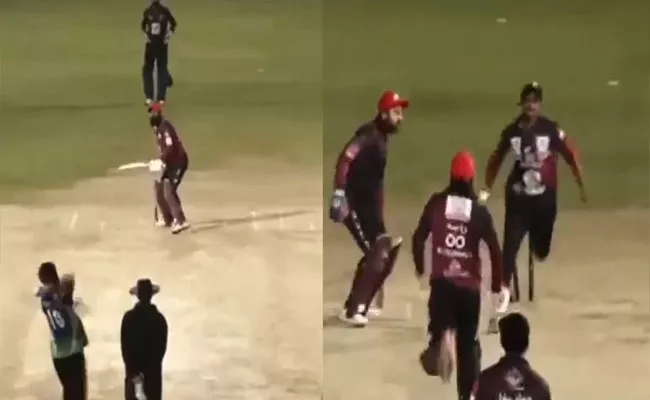 Watch How Batsman Score 5 Runs Last Ball  Winning Without Hits Boundary - Sakshi