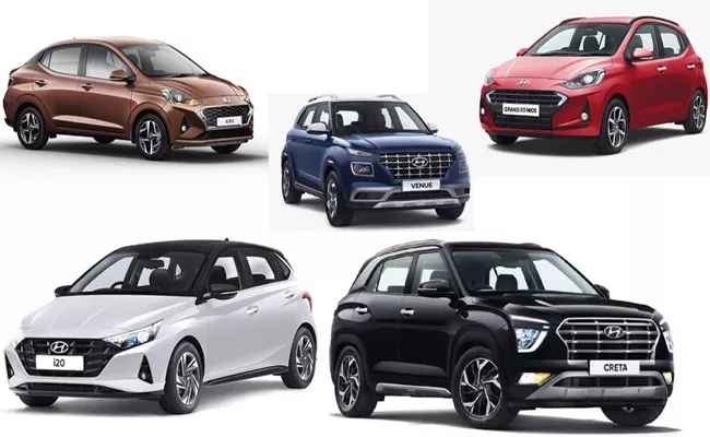 Hyundai India Announces Discounts Of Up To Rs 50000 In February 2022 - Sakshi