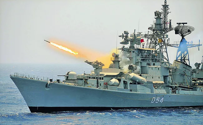 Advanced Firefighting System Available in Indian Navy - Sakshi