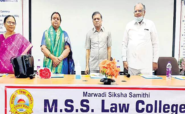 Students Need Understanding Of Law Says Vice Principal Dr. D. Radhika Yadav Hyderabad - Sakshi