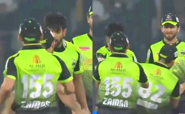 Match Referee warns Haris Rauf for slapping teammate Kamran Ghulam - Sakshi