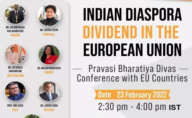 Details About EU Virtual Conference For Indian Diaspora - Sakshi