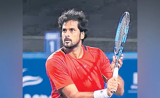 Dubai Tennis Open Mens Doubles: Saketh Myneni Ram Kumar Lost In 1st Round - Sakshi