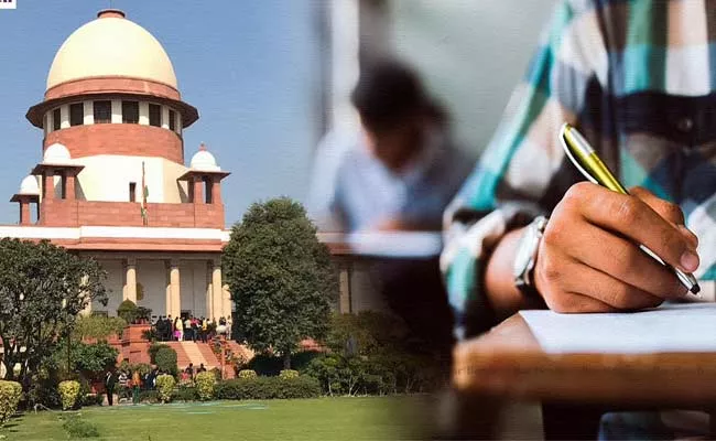 Supreme Court Dismisses Plea Challenging Offline CBSE And Other Exams - Sakshi